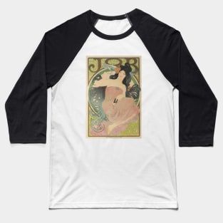 Alphonse  Mucha- Job Poster Baseball T-Shirt